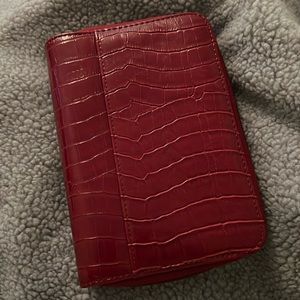 Red Planner wallet
